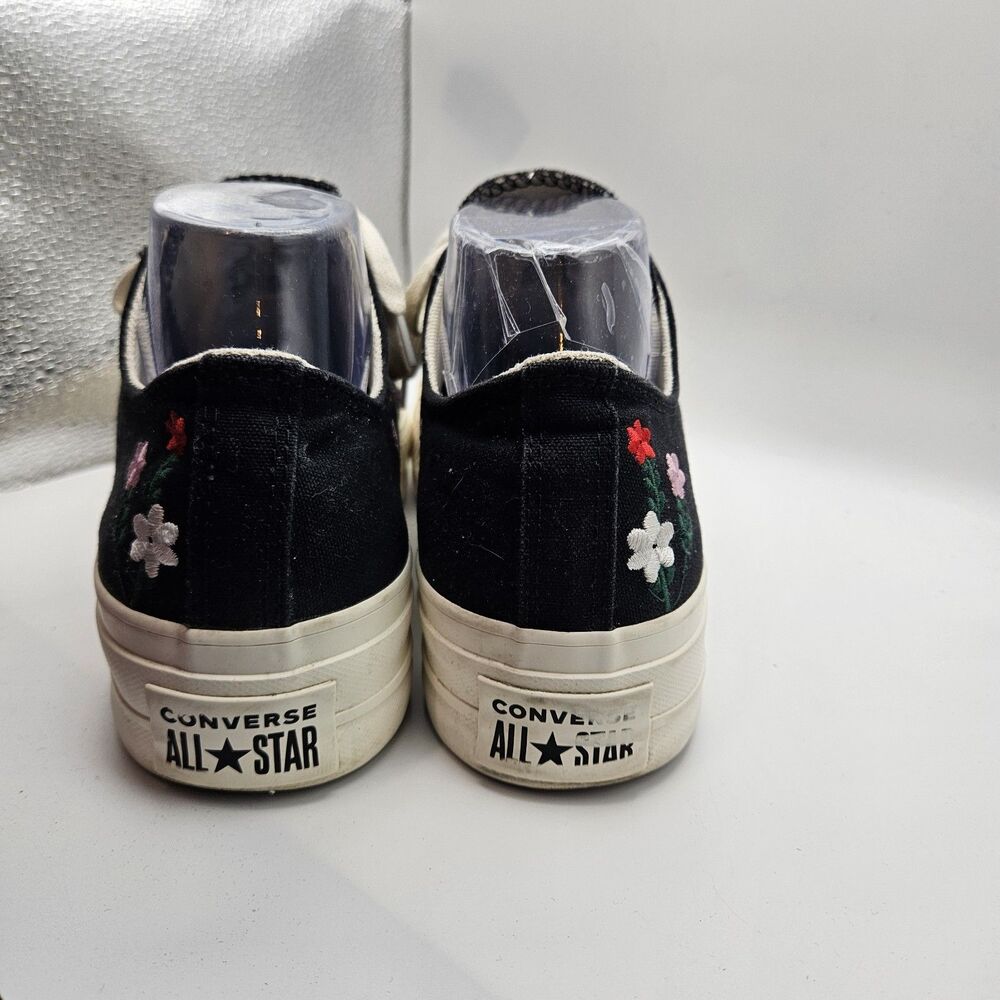 Converse CTAS Lift Platform Floral Sneaker Whimsical Alternative Skate Size 9 - Picture 3 of 8